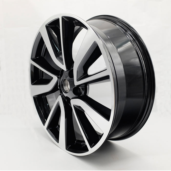 19" Single 19x7 Machined Black Alloy Wheel For Nissan Rogue 2017-2020 OEM Quality Replacement Rim