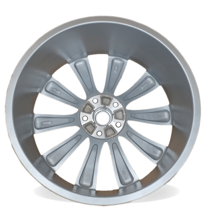 21" Set of 4 21x8.5 Silver Alloy Front and Rear Wheels For Tesla Model S 2012-2017 OEM Quality Replacement Rim 98727 6005868
