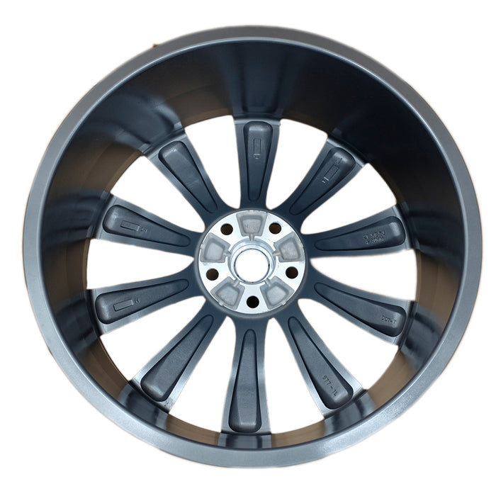 21" Single 21x8.5 Charcoal Alloy Front Wheel For Tesla Model S 2012-2017 OEM Quality Replacement Rim 98727 6005868
