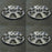 Set of 4 New 20" Chrome Clad Wheel Cover for 2010-2013 Cadillac SRX OEM Quality