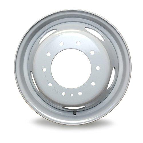 Set of 6 Brand New 19.5" 19.5x6 10 Lug Steel Wheels for Dodge RAM 4500 5500 2008-2025 Super Duty Dually Gray OEM Quality Replacement Rim