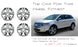 Set of 4 Brand New 20" 20x8 Chrome Clad Alloy Wheels for 2011 2012 2013 2014 Ford Edge OEM Quality Replacement Rim