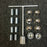 SET OF 19.5" STAINLESS WHEEL SIMULATORS FOR 2013-2025 DODGE RAM 4500 5500 10 LUG