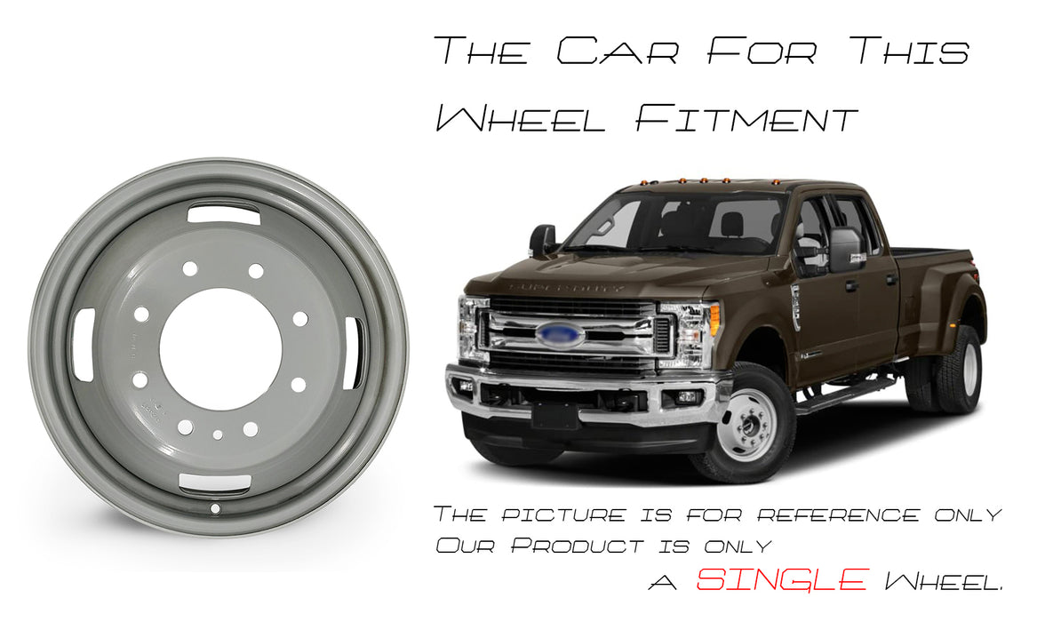 Brand New 17" 17x6.5 Dually Steel Wheel for 2005-2016 FORD F350 Super Duty OEM Quality Replacement Rim
