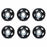 17" 17x6 Set of 6 Brand New Dually Wheel For 2003-2018 Dodge Ram 3500 SUPER DUTY DRW OEM Quality Replacement Rim