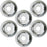 Set of 6 16" Dually GRAY Steel Wheels for 2001-2025 Chevy Express GMC SAVANA SIERRA SILVERADO 3500 OEM Quality Replacement Rim