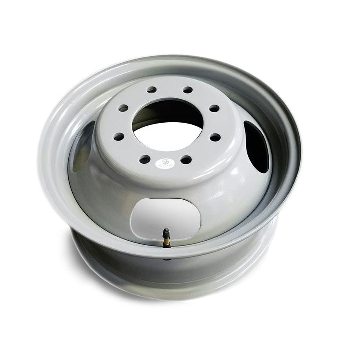 Set of 6 16" Dually GRAY Steel Wheels for 2001-2025 Chevy Express GMC SAVANA SIERRA SILVERADO 3500 OEM Quality Replacement Rim