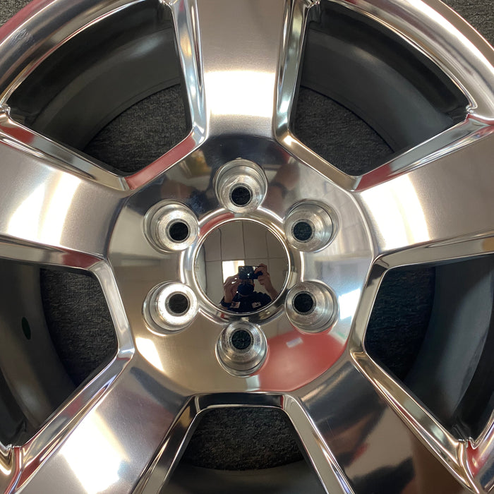 SINGLE 20"x9" WHEEL FOR GMC SIERRA CHEVY SILVERADO SUBURBAN TAHOE 1500 14-20 polished OEM quality Rim