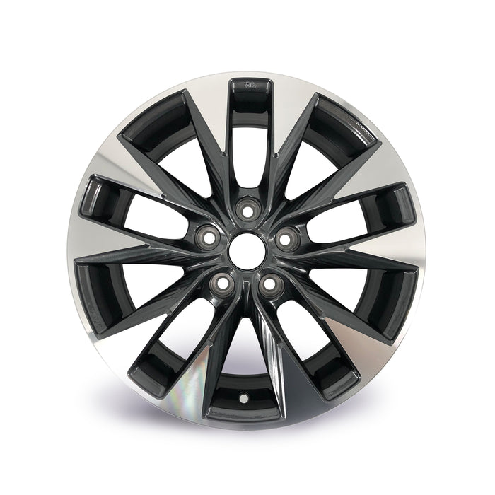 For Nissan Sentra OEM Design Wheel 17" 17x6.5 2016-2019 Machined Grey SET OF 4 Replacement Rim