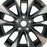 For Nissan Sentra OEM Design Wheel 17" 17x6.5 2016-2019 Machined Grey SET OF 4 Replacement Rim