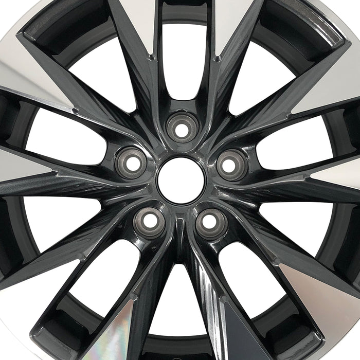 For Nissan Sentra OEM Design Wheel 17" 17x6.5 2016-2019 Machined Grey SET OF 4 Replacement Rim