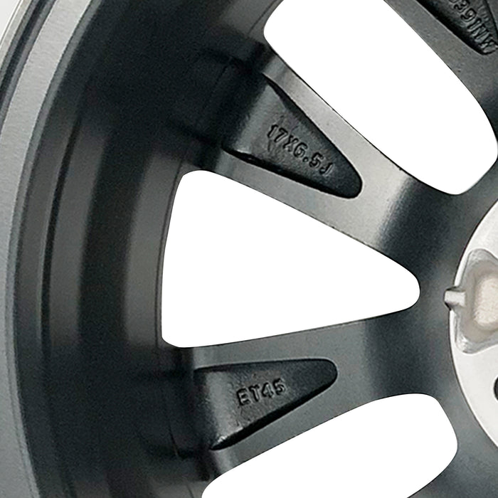 For Nissan Sentra OEM Design Wheel 17" 17x6.5 2016-2019 Machined Grey SET OF 4 Replacement Rim