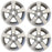 SET OF 4 NEW 16" WHEEL FOR HONDA CIVIC 2006-2011 OEM quality Factory Alloy Rim 63899 Rough/Matte Sparkle Silver