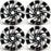 SET OF 4 16" 16X7 Alloy Wheels for Honda Civic 2016-2021 Machined BLACK OEM Quality Replacement Rim