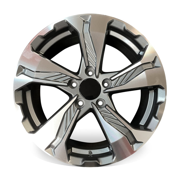 Set of 4 17" 17x7.5  Alloy Wheels for Honda CRV CR-V 2017-2020 Machined Grey OEM Quality Replacement Rim