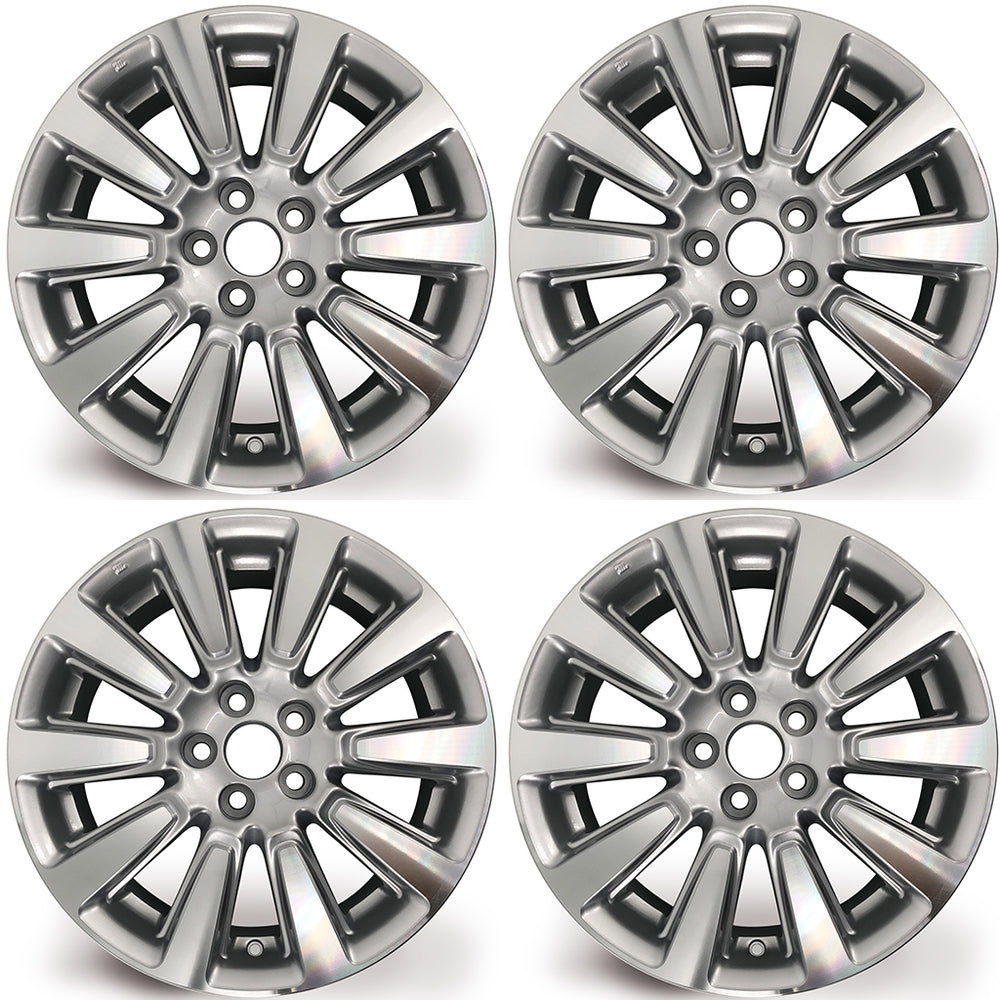 SET OF 4 New 18" 18x7 Alloy Wheels for Toyota Sienna 2011-2020 Machined SILVER OEM Quality Replacement Rim
