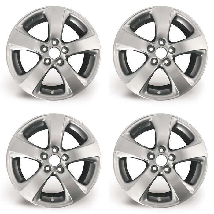17" Set of 4 New 17x7 Alloy Wheels For TOYOTA SIENNA 2011-2020 SILVER OEM Quality Replacement Rim