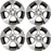 Set of 4 Brand New 18" 18x7.5 Machined Grey Alloy Wheels for 2005-2014 Volkswagen Golf Jetta GTI OEM Quality Replacement Rim