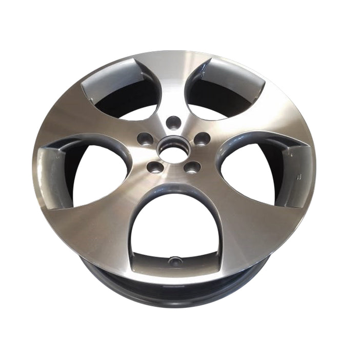 Brand New Single 18" 18x7.5 Machined Grey Alloy Wheels for 2005-2014 Volkswagen Golf Jetta GTI OEM Quality Replacement Rim