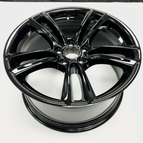 Brand New Single 20" 20x10 Rear Wheel For BMW 5-Series 7-Series 2009-2015 GLOSS BLACK OEM Quality Replacement Rim