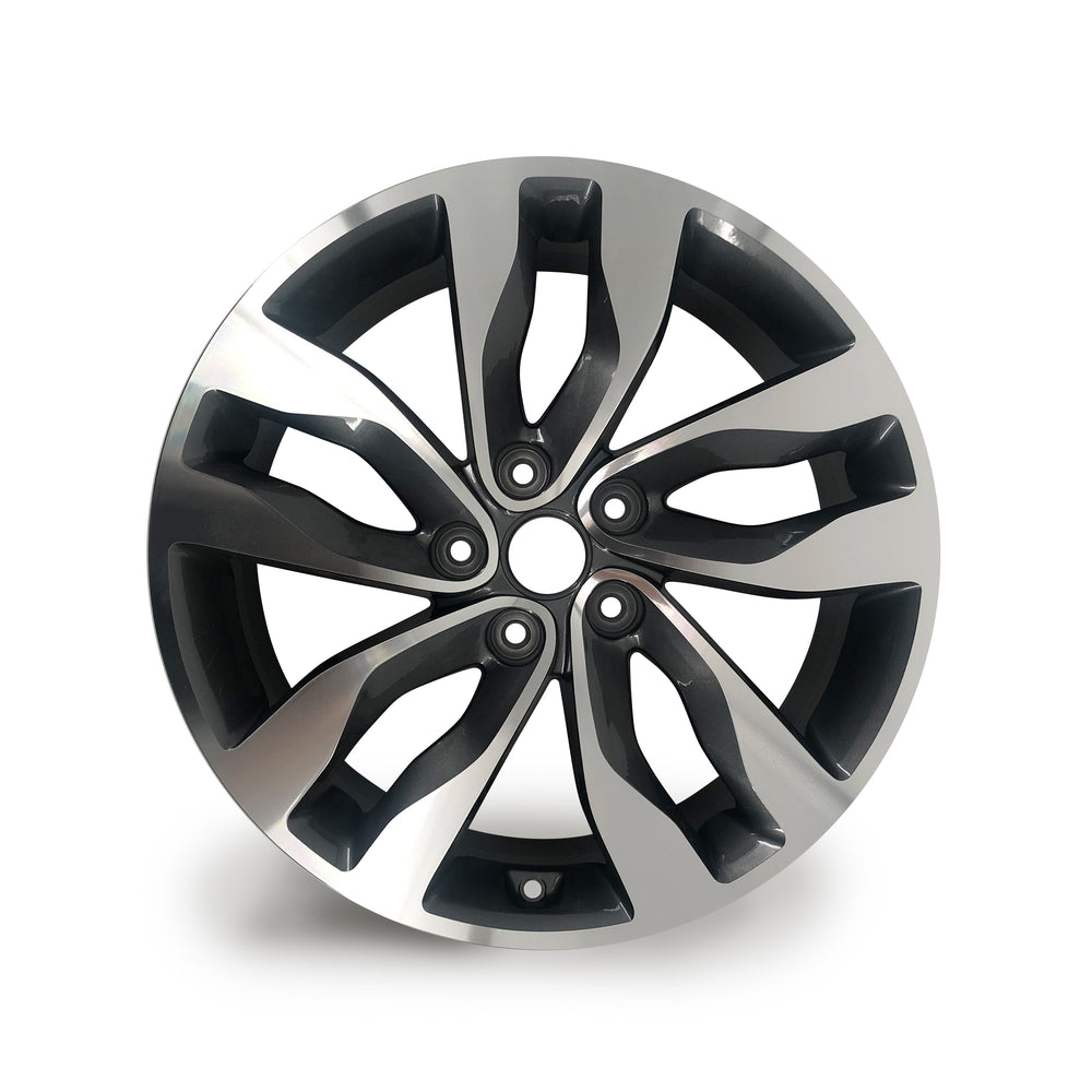 18" New Single 18x7.5 Alloy Wheel for Kia Optima 2014-2015 Machined GREY OEM Quality Replacement Rim