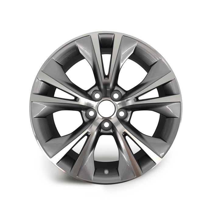 SET OF 4 Brand New 18" 18x7.5 Alloy Wheels For Toyota Hinghlander 2014-2019 Machined Gray OEM Quality Replacement Rim
