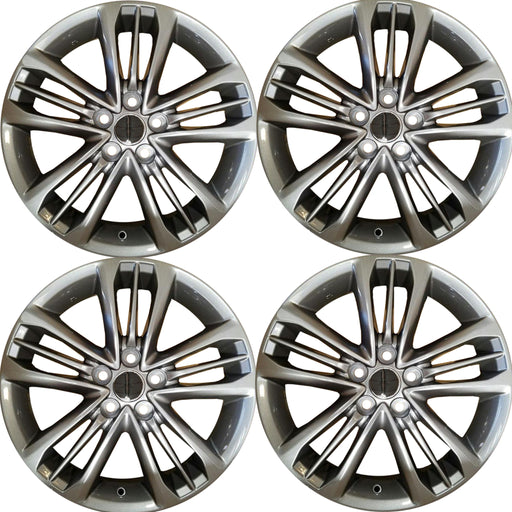 SET OF 4 NEW 17" 17x7 15 spoke Alloy Wheels For TOYOTA CAMRY 2015-2017 GREY OEM Quality Replacement Rim