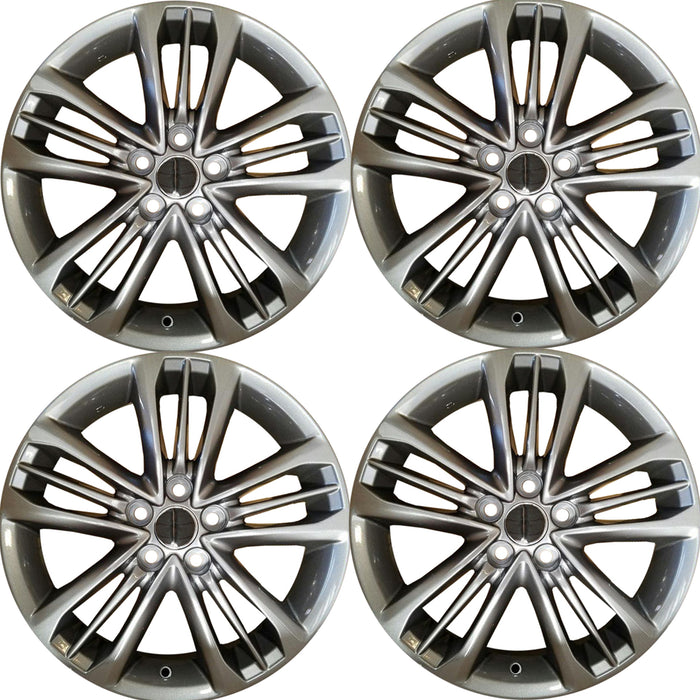 SET OF 4 NEW 17" 17x7 15 spoke Alloy Wheels For TOYOTA CAMRY 2015-2017 GREY OEM Quality Replacement Rim