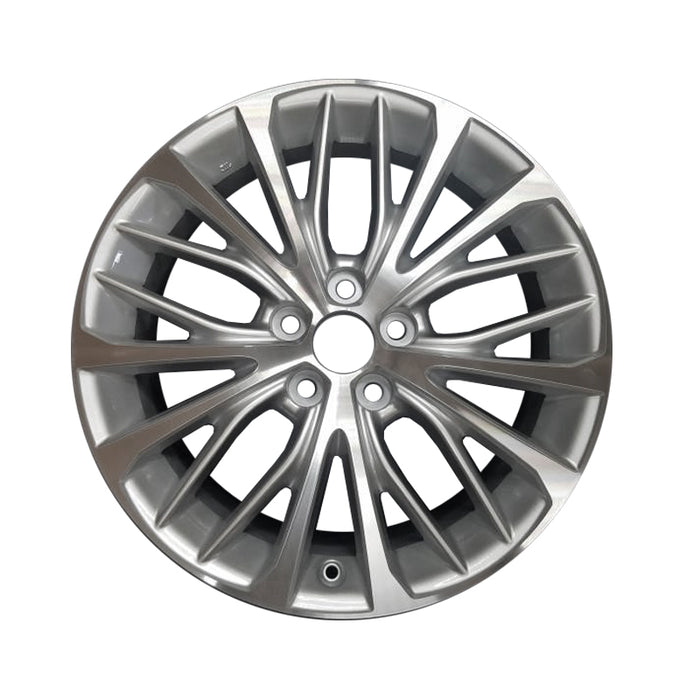 18" 18x8 Single New Machined Silver Alloy Wheel For 2018-2022 Toyota Camry OEM Quality Replacement Rim