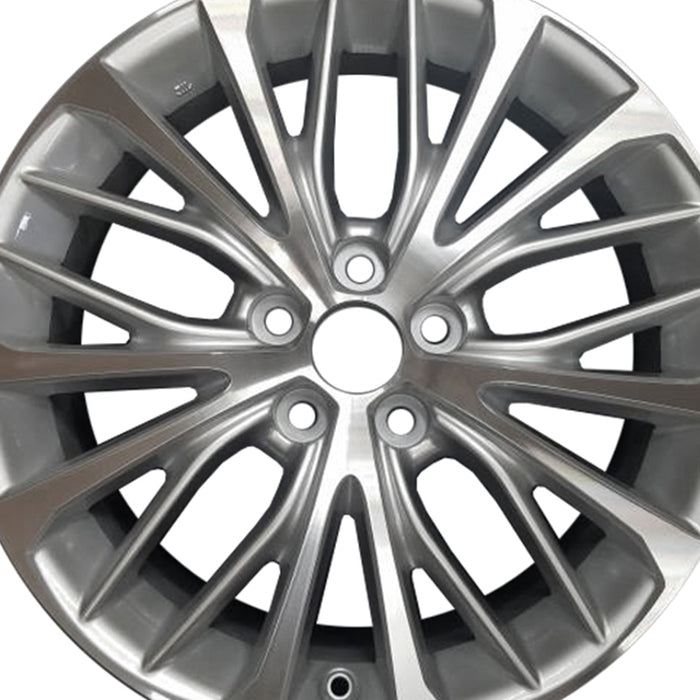 18" 18x8 Single New Machined Silver Alloy Wheel For 2018-2022 Toyota Camry OEM Quality Replacement Rim