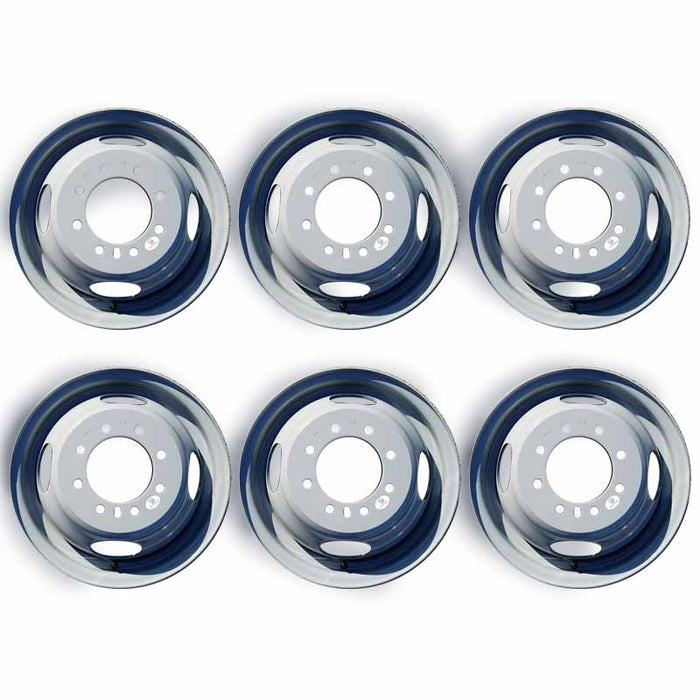 Set of 6 Brand New 16" 16x6 Steel Dually Wheels for 1985-1997 FORD F350 DRW OEM Quality Replacement Rim