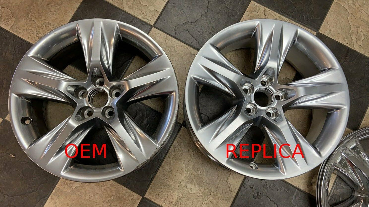SET OF 4 19" 19X7.5 Alloy Wheels For TOYOTA HIGHLANDER 2014-2019 Platinum Clad OEM Style Replacement Rim