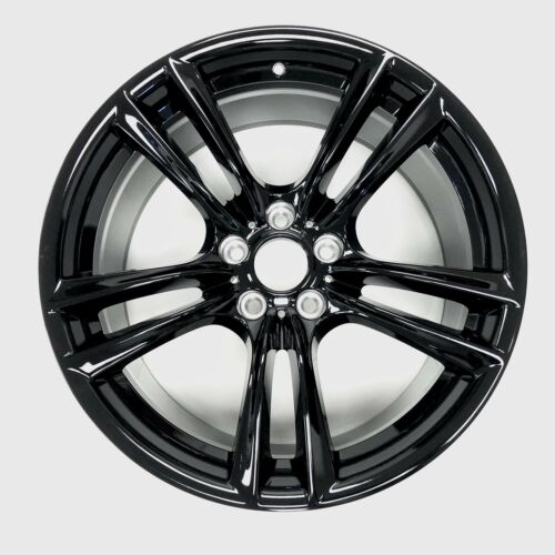 Brand New Single 20" 20x10 Rear Wheel For BMW 5-Series 7-Series 2009-2015 GLOSS BLACK OEM Quality Replacement Rim