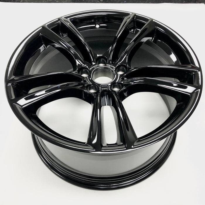 Brand New Single 20" 20x8.5 Front Wheel For BMW 5-Series 7-Series 2009-2015 GLOSS BLACK OEM Quality Replacement Rim