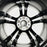 Brand New Single 20" 20x10 Rear Wheel For BMW 5-Series 7-Series 2009-2015 GLOSS BLACK OEM Quality Replacement Rim