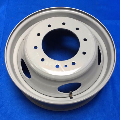 19.5x6 Steel Wheel With Continental HSR 5 Tire: 225/70R19.5, 10-Lug For Ford F550