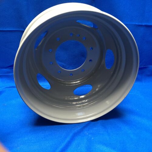 Set of 6 Brand New 19.5" 19.5x6 10 Lug Steel Wheels for Ford F450SD F550SD 2005-2025 Super Duty Dually Gray OEM Quality Replacement Rim
