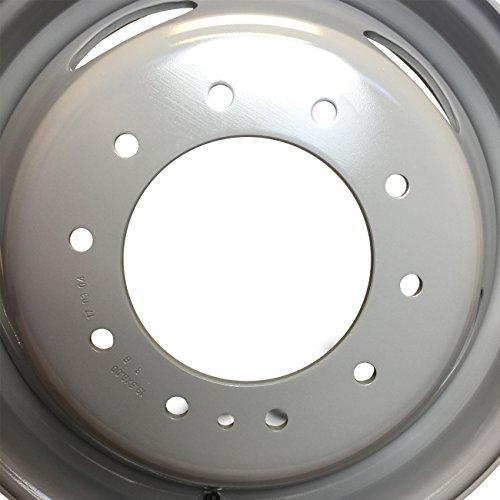 Set of 6 Brand New 19.5" 19.5x6 10 Lug Steel Wheels for Dodge RAM 4500 5500 2008-2025 Super Duty Dually Gray OEM Quality Replacement Rim