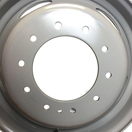 Set of 6 Brand New 19.5" 19.5x6 10 Lug Steel Wheels for Dodge RAM 4500 5500 2008-2020 Super Duty Dually Gray OEM Quality Replacement Rim