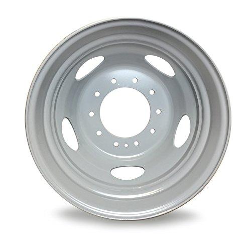 Set of 6 Brand New 19.5" 19.5x6 10 Lug Steel Wheels for Dodge RAM 4500 5500 2008-2023 Super Duty Dually Gray OEM Quality Replacement Rim