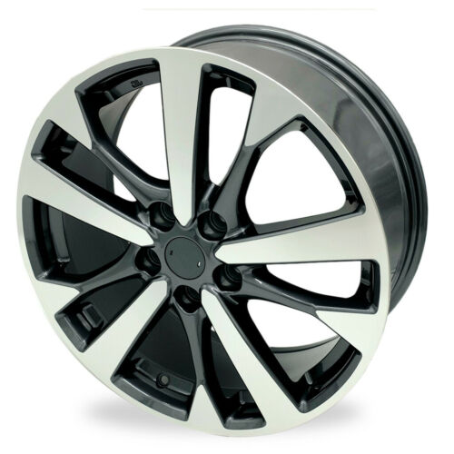 Brand New Single 18" 18X7.5 Alloy Wheel for NISSAN Altima 2016 2017 Machined Grey OEM Quality Replacement Rim